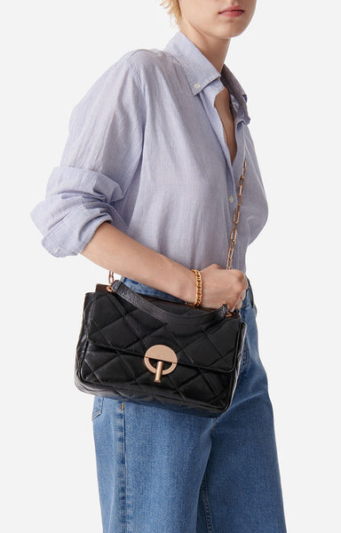 Grand Sac Moon Cuir Noir VANESSA BRUNO