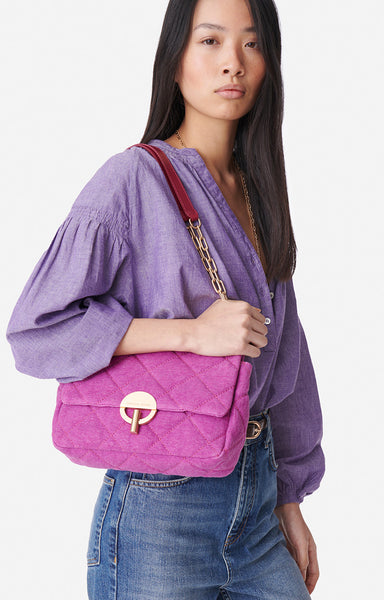 Sac Moon en Lin Sorbet 1HVE70 V40329 Vanessa Bruno