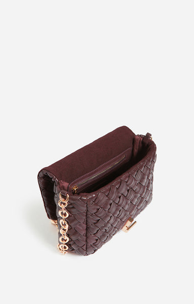 Grand Sac Moon Tressé Chocolat VANESSA BRUNO