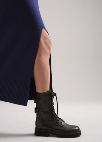 Bottines en cuir Noir Lola Cruz