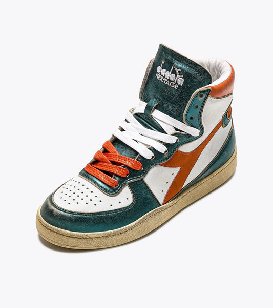 MI BASKET METAL MIX USED 201.179.037 Vert Orange DIADORA HERITAGE