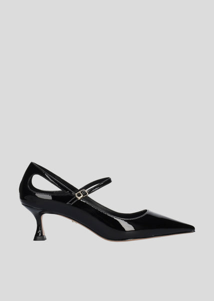 Escarpins cuir noir Lola Cruz