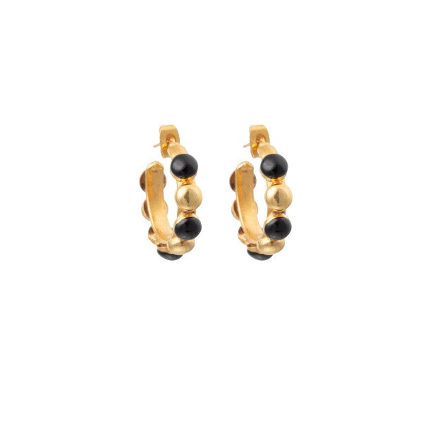 Boucles d'oreilles mini créoles E60-ENA5  SYLVIA TOLEDANO
