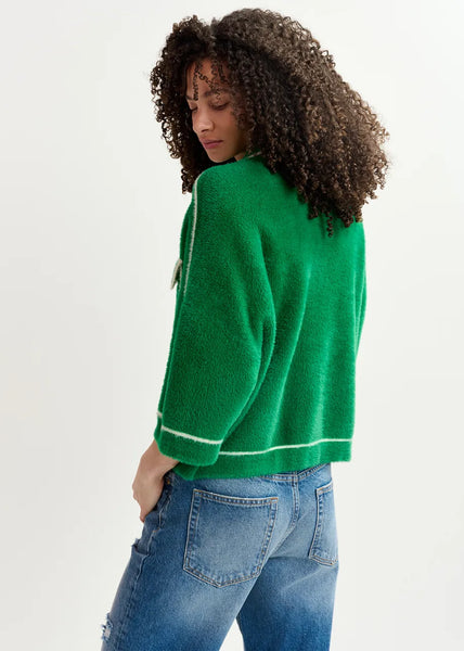 Cardigan Tricot Galena Vert ESSENTIEL