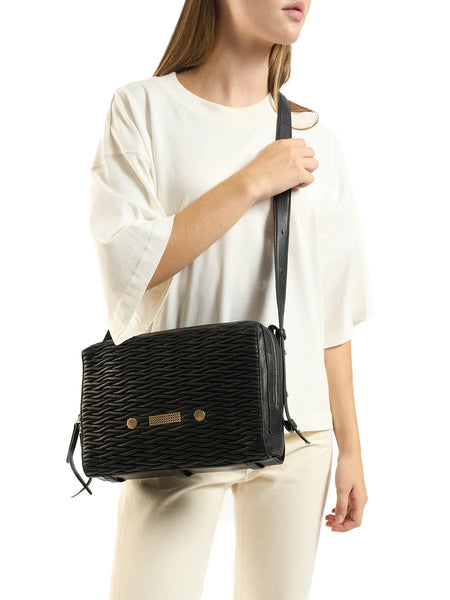 Sac MAIA MINI WAVY BLACK Clio Goldbrenner