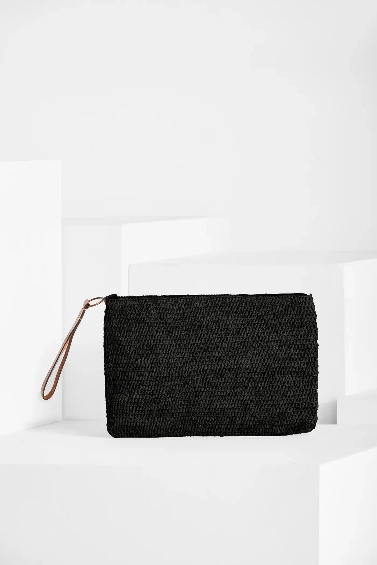 Pochette Raphia Ampy Black IBELIV